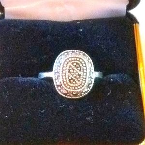 Sterling Silver and Marcasite Ring